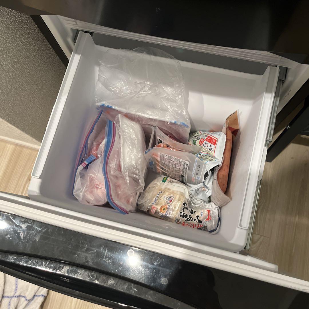 東芝冷蔵庫　幅47.9cm 153L セミマットブラック　1人暮らし