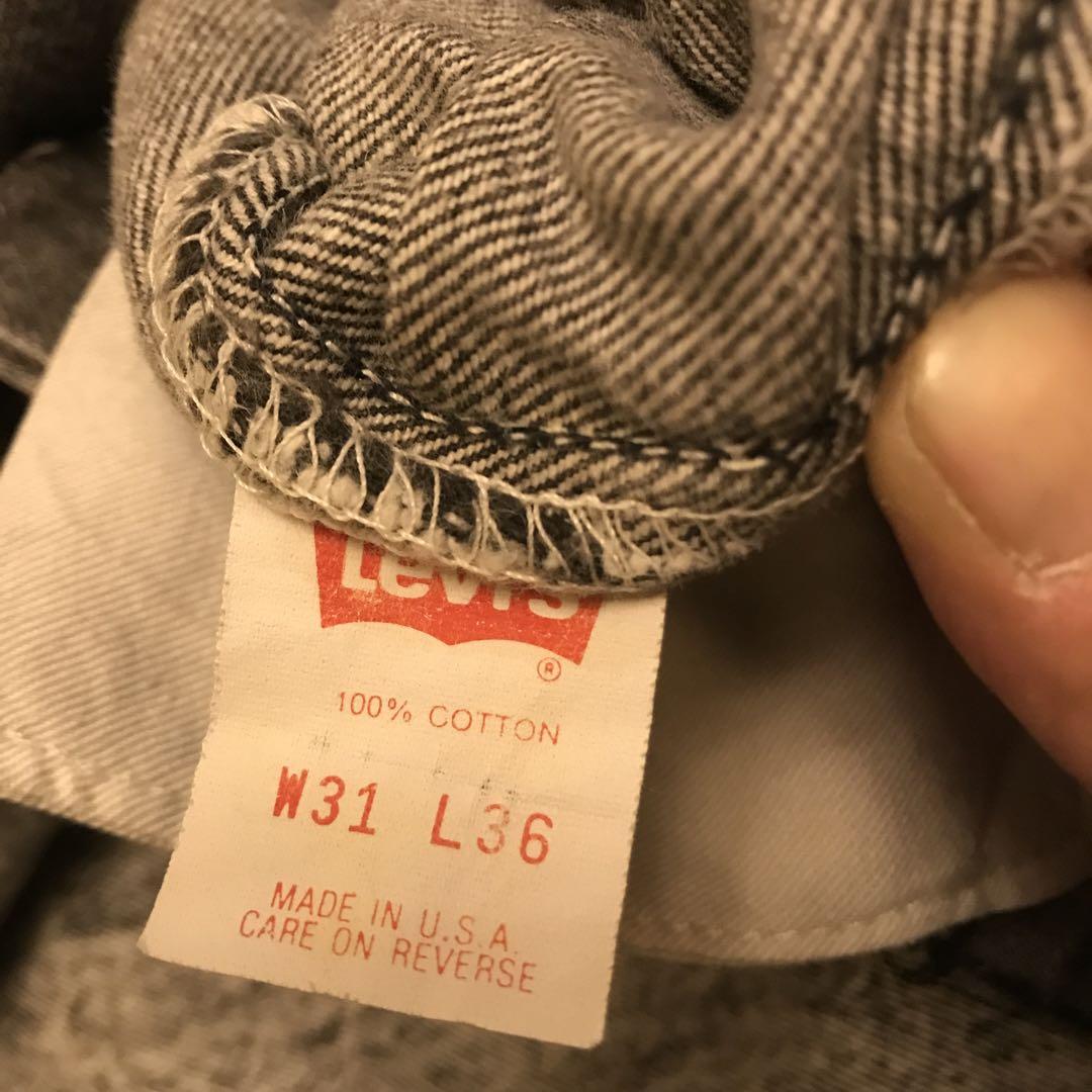 リーバイス　501 Levi's LEVI's ブラックパンツ　霜降り　USA製