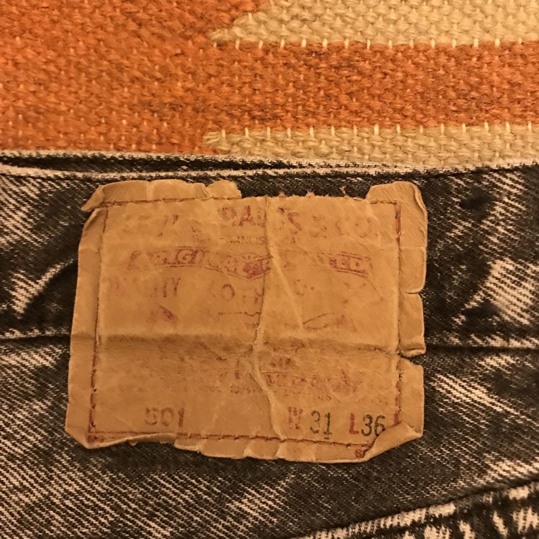 リーバイス　501 Levi's LEVI's ブラックパンツ　霜降り　USA製