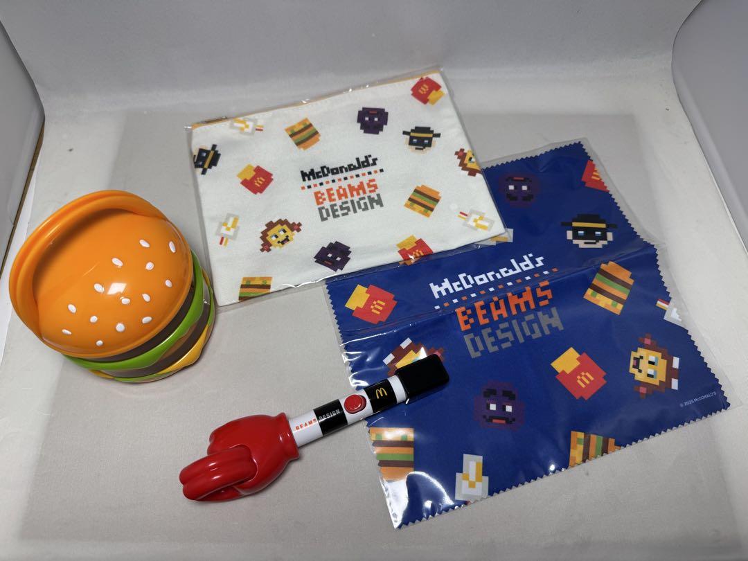 マクドナルド 2025年　BEAMSコラボグッズ 抜き取りなし フルセット２個 m33217745121_1.jpg?1747525259
