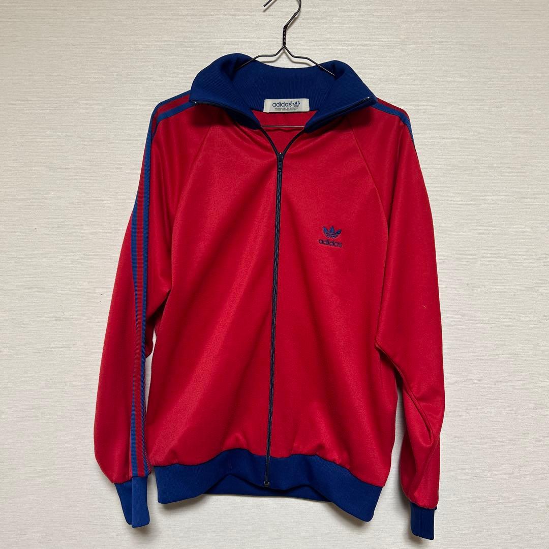 激レア 80~90s 短丈 adidas トラックジャケット DESCENTE製 - メルカリ