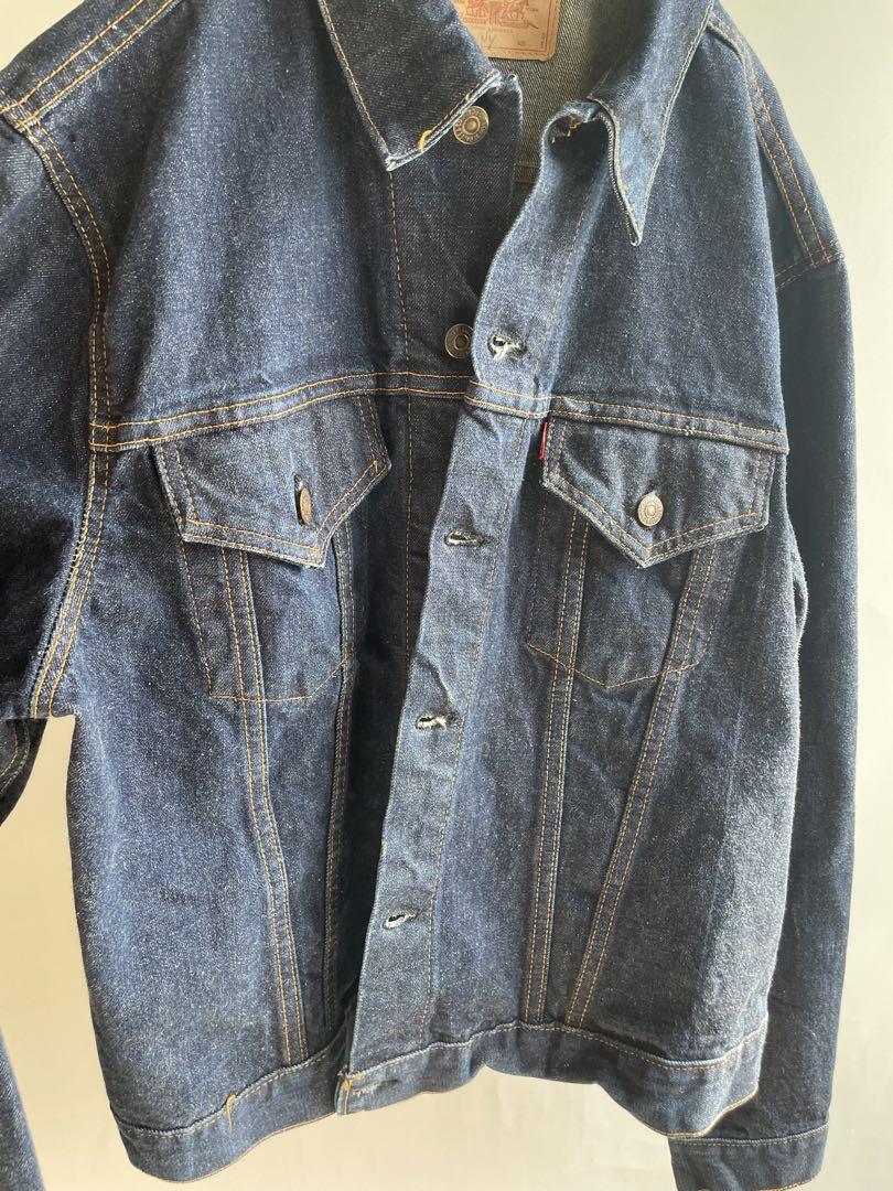 【 Levi’s 】 ミント 濃紺 70505 BIG-E 46 ビッグサイズ
