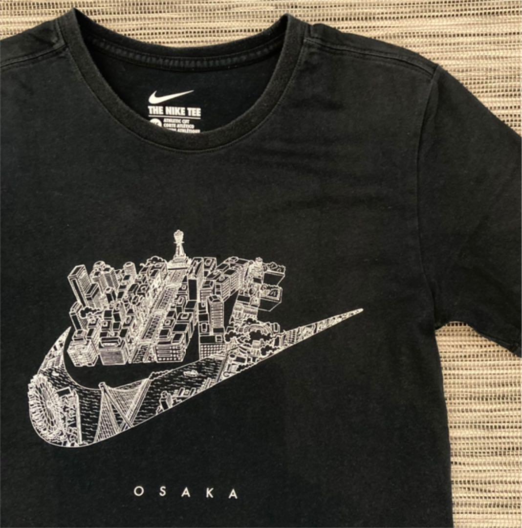 大阪 限定！都市シリーズ！NIKE ナイキ Tシャツ tee 黒