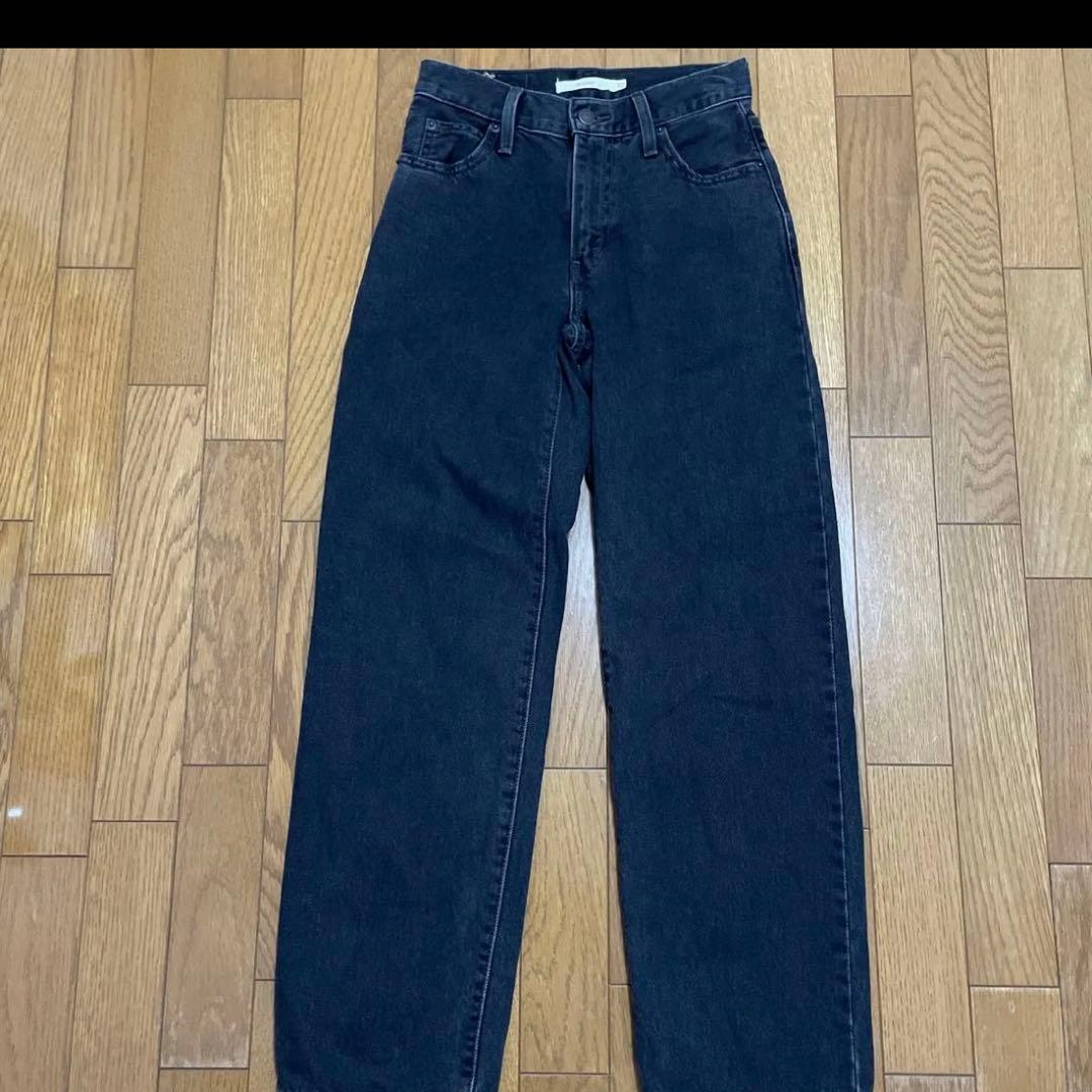 Levi'sリーバイス94 BAGGY ブラックバギーストレートデニム