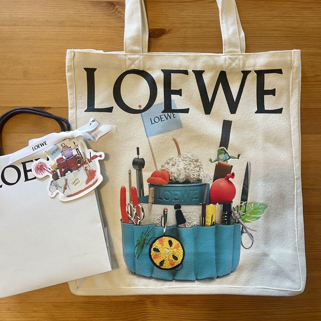 【非売品】ロエベ展　ノベルティ　トートバッグ　ジブリ　青