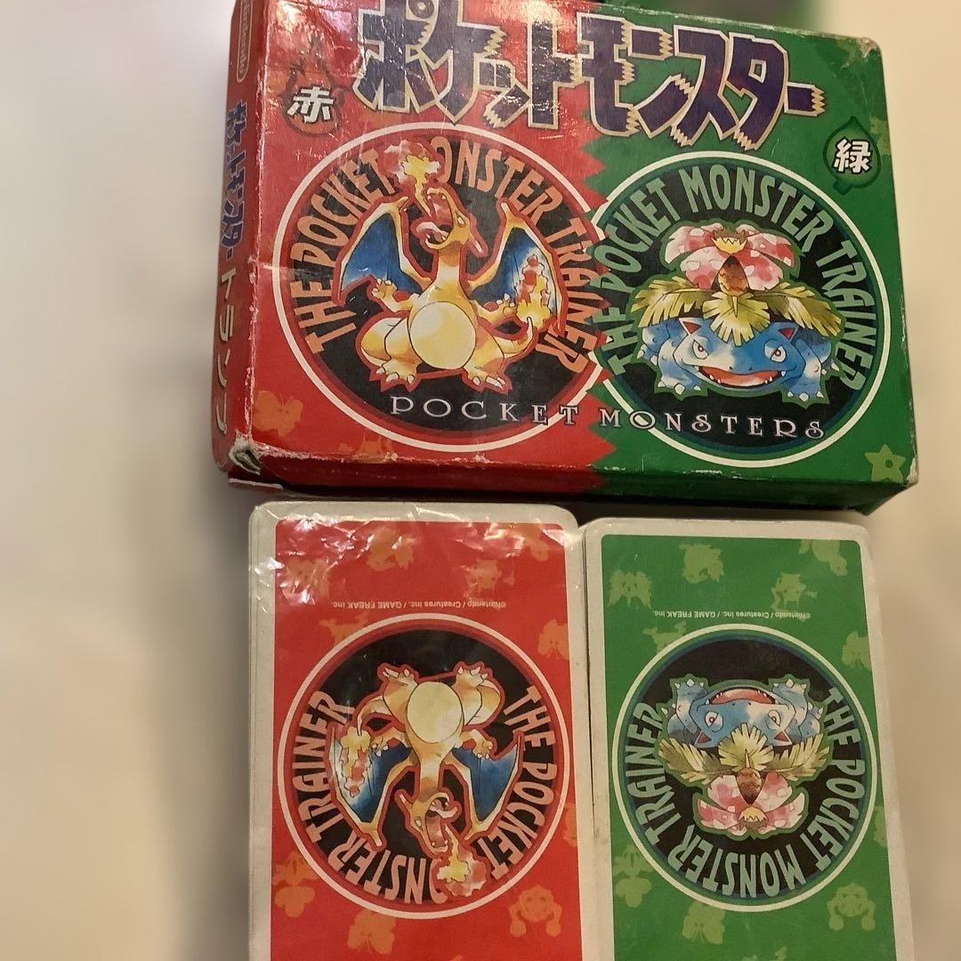 ポケットモンスター 赤・緑 カードセット箱に傷有 - メルカリ