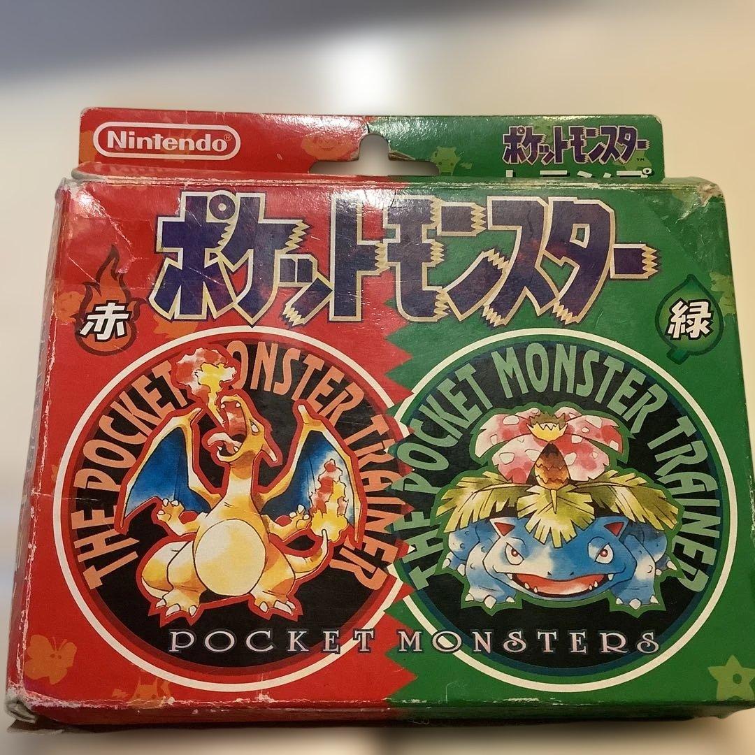 ポケットモンスター 赤・緑 カードセット箱に傷有 - メルカリ