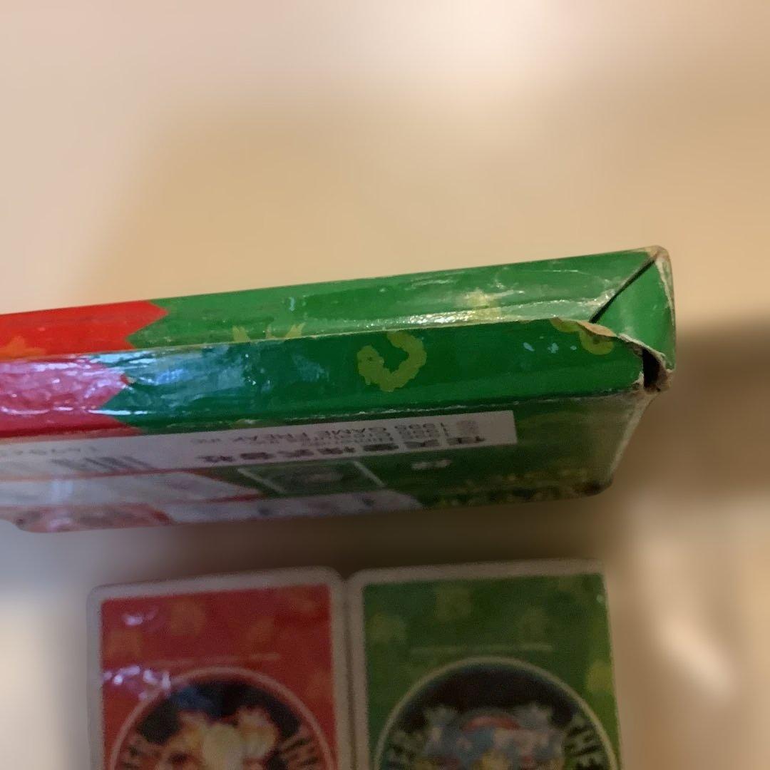 初代ポケットモンスター 赤・緑 カードセット箱に傷有 ポケモン ソフト