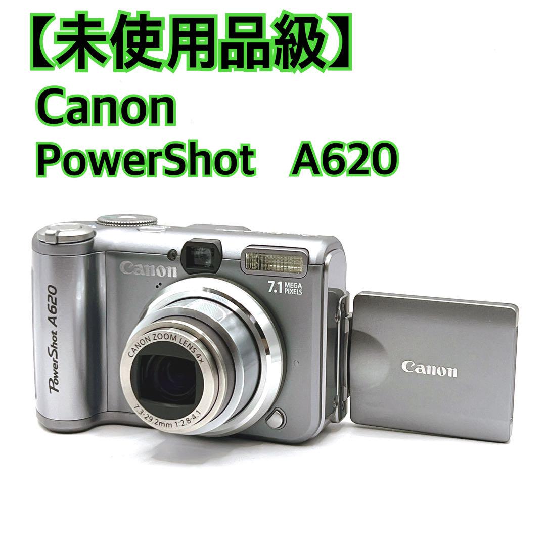 【未使用品級】 Canon PowerShot A620 電池稼働　デジカメ