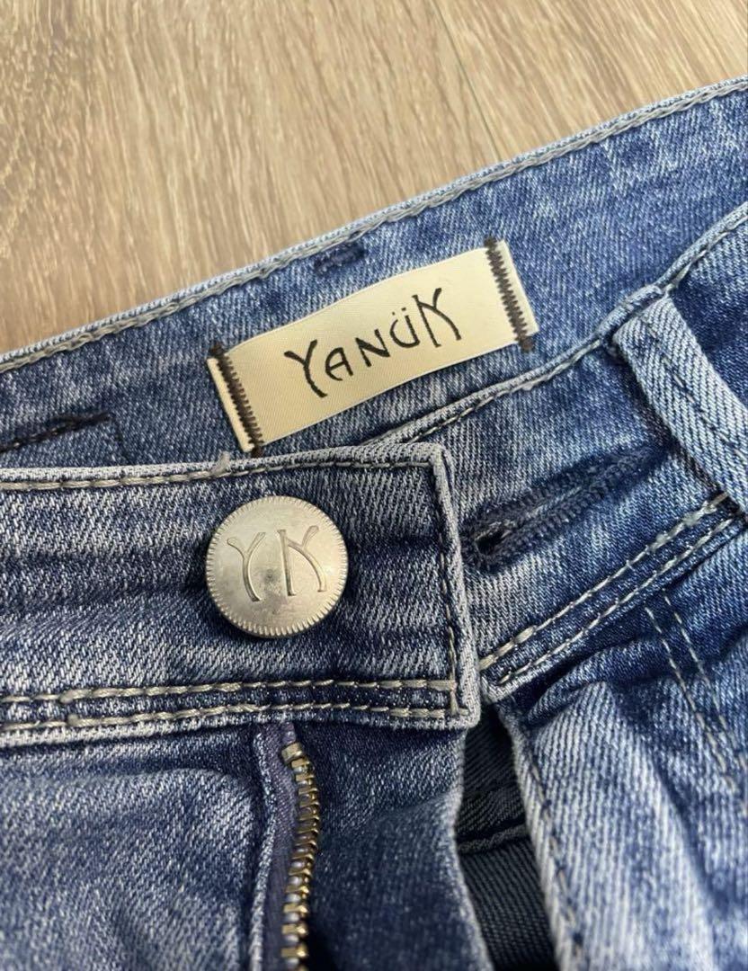 本日限定価格yanuk　ブーツカット　フォギーライトブルー　サイズ22 本日限定価格yanuk ブーツカット フォギーライトブルー サイズ22