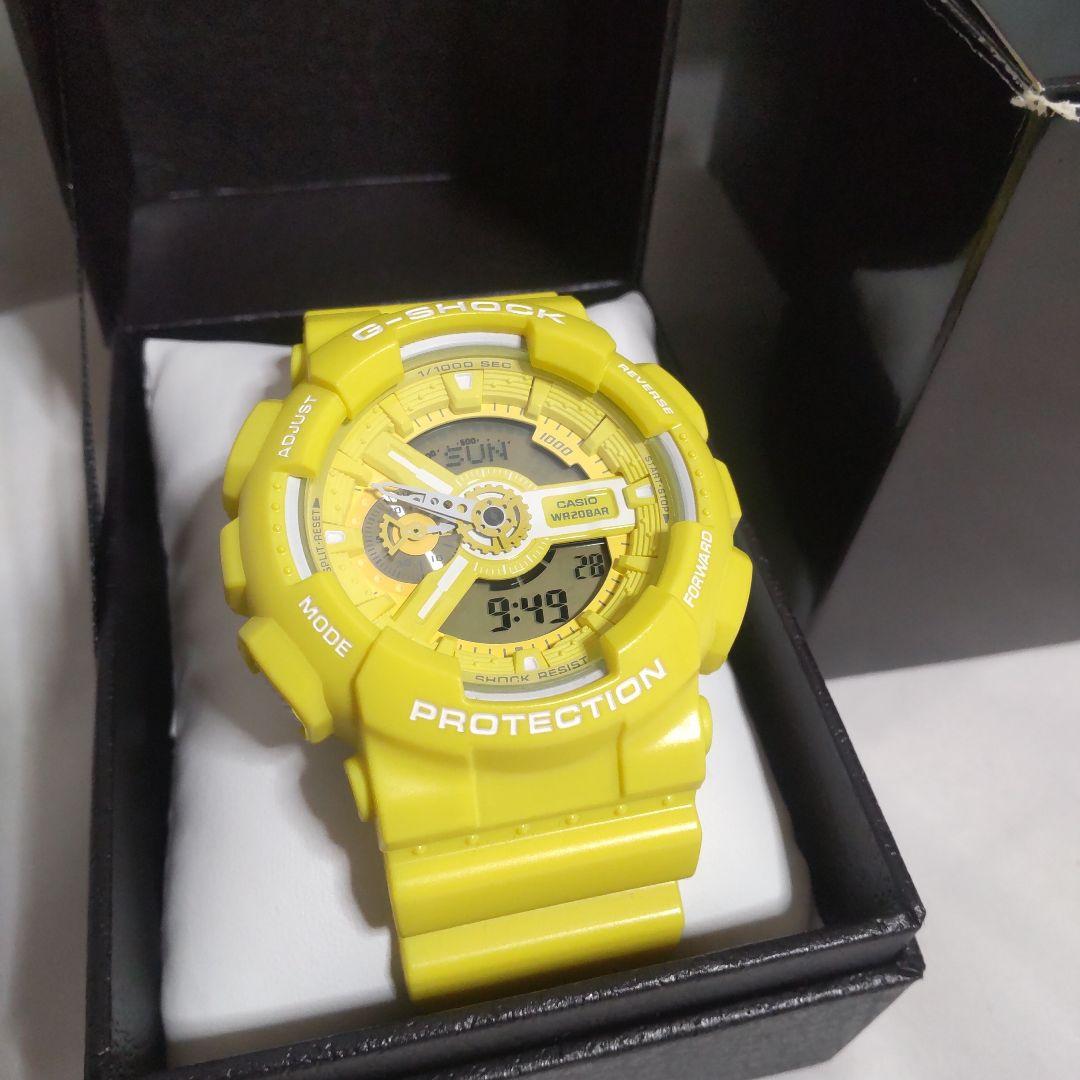 G-SHOCK GA-110BC　黄色　動作確認済 　イエロー　箱付　カシオ