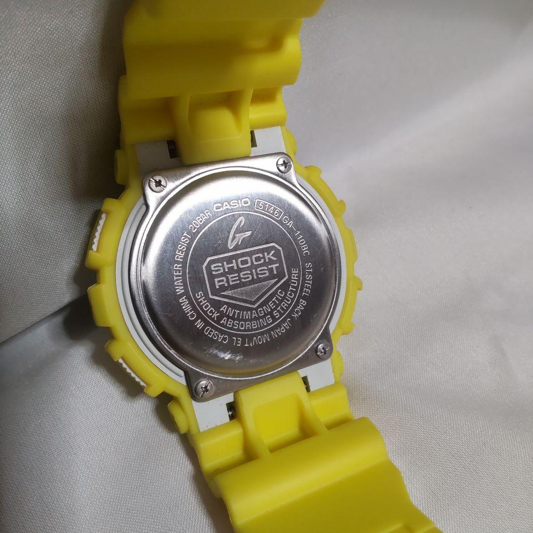 G-SHOCK GA-110BC　黄色　動作確認済 　イエロー　箱付　カシオ