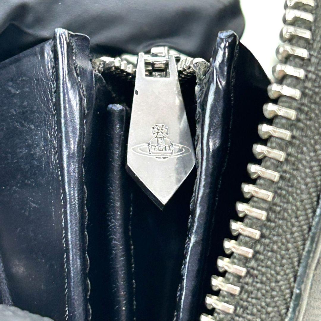 Vivienne Westwood こげ茶　ラウンドファスナー長財布