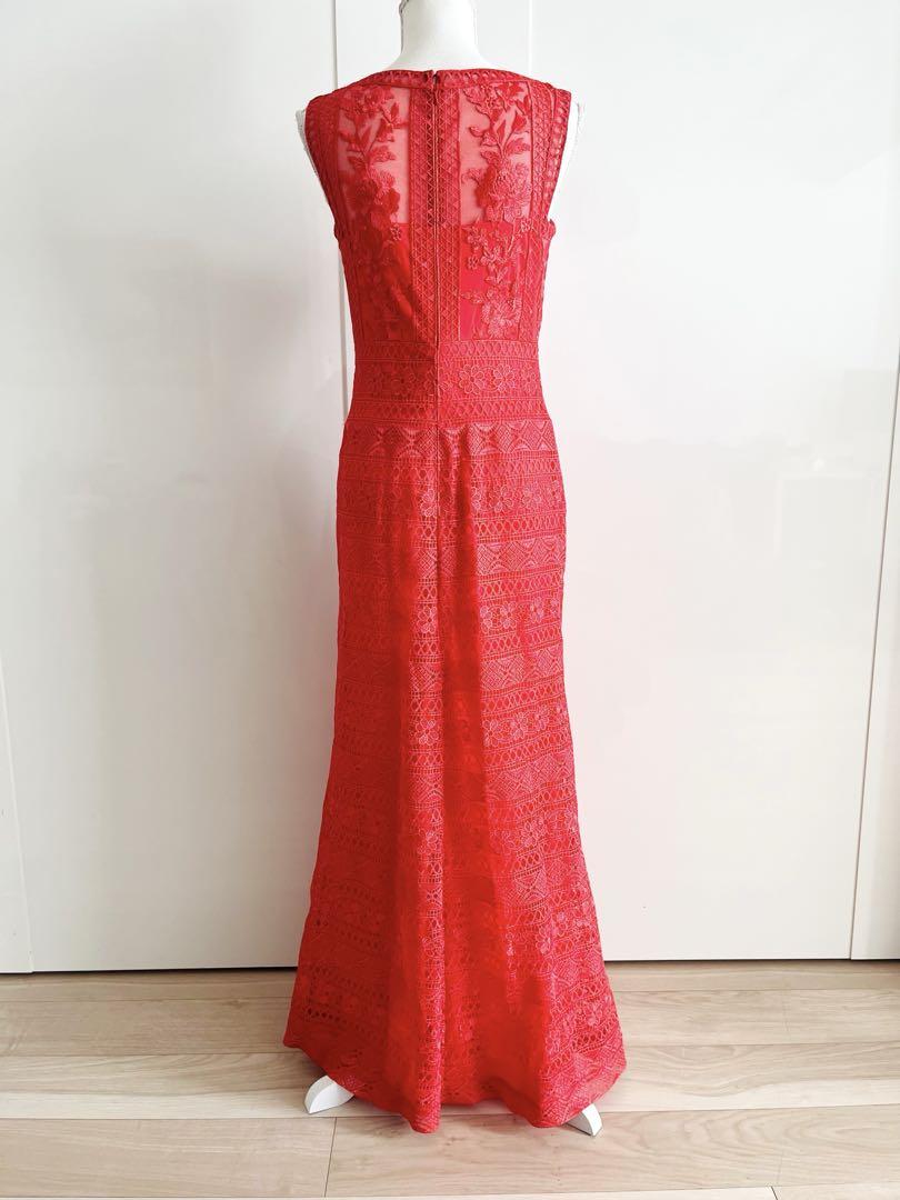 Tadashi Shoji 赤いドレス US 6