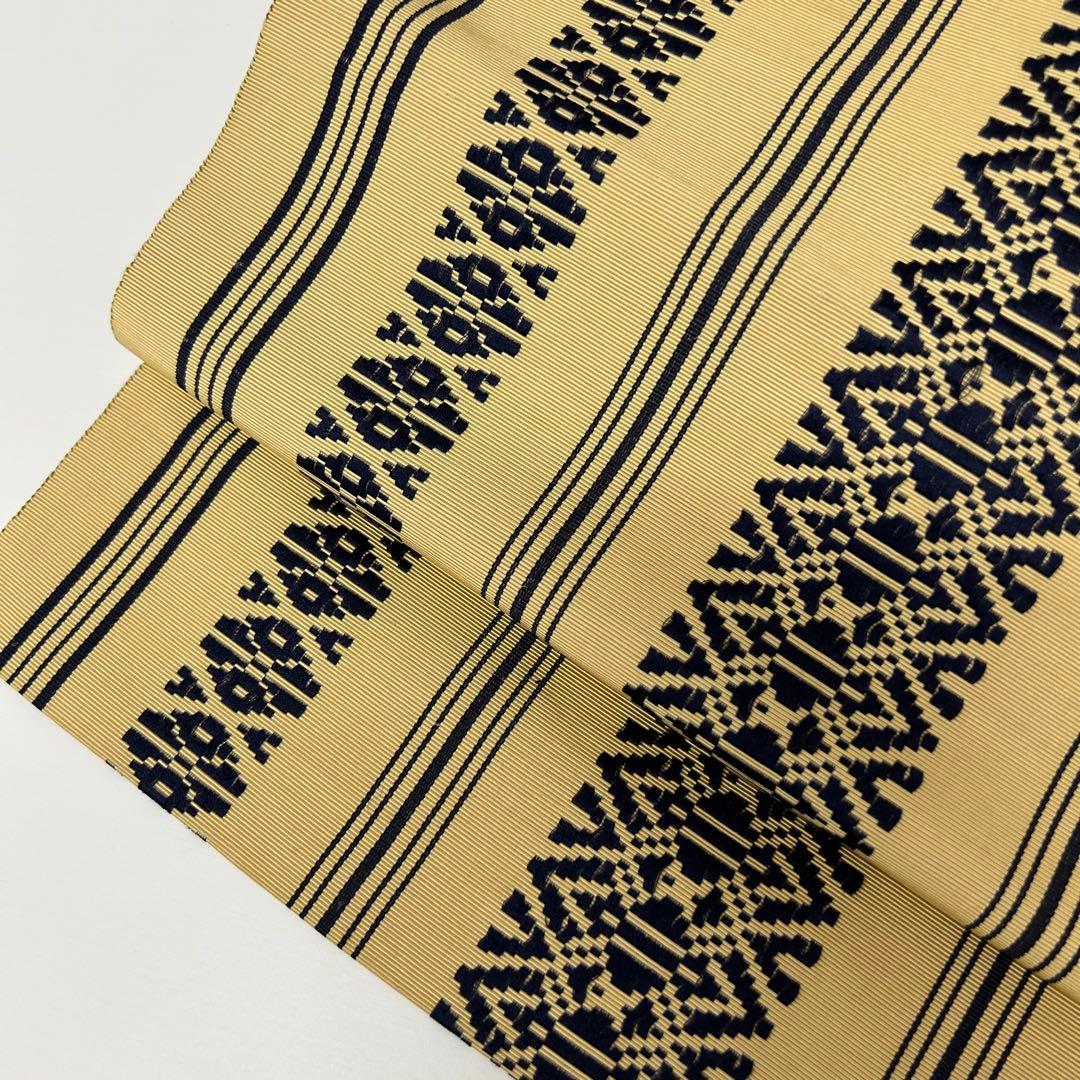 本場筑前博多献上 名古屋帯 博多織 正絹 八寸 MO-8575 - メルカリ