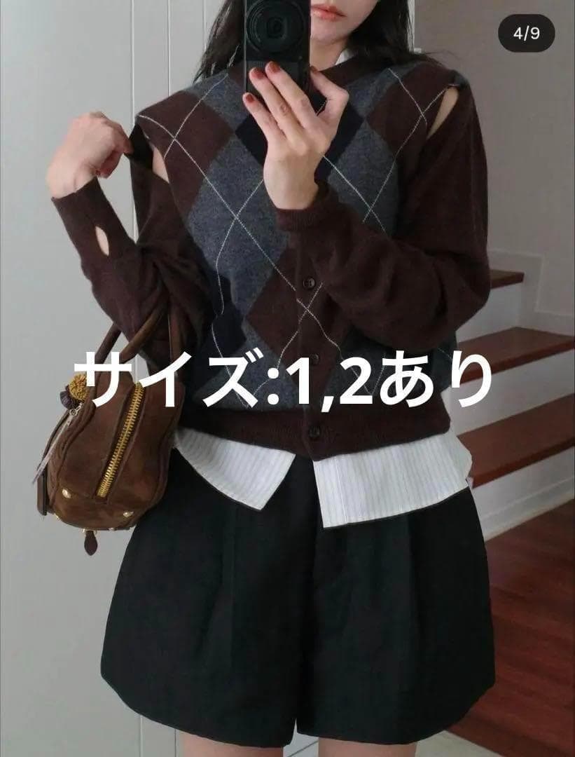 CLANE ARRANGE KNIT TOPS クラネ