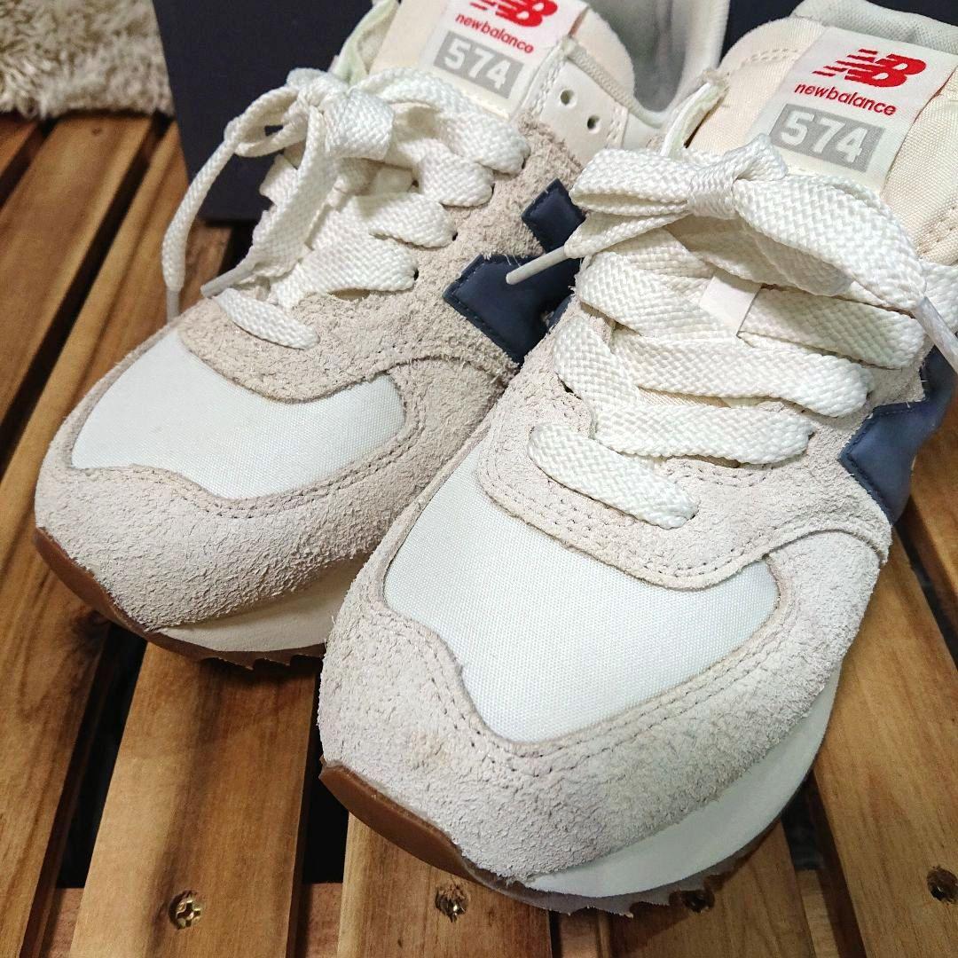 【中古/美品/25.0】♡ニューバランス♡厚底 スニーカー♡WL574ZQA
