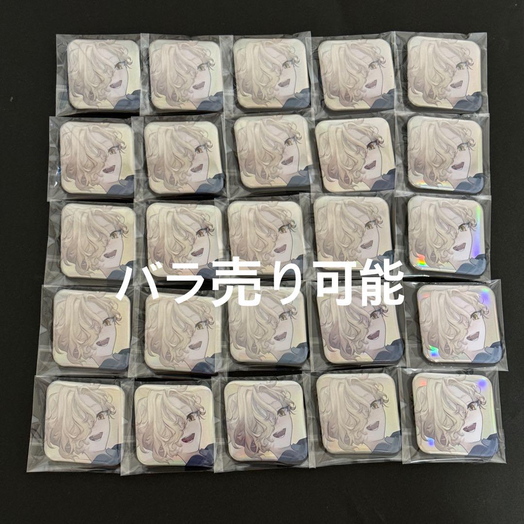 刀剣乱舞　大本丸博　祝装　スクエア缶バッジ　五虎退