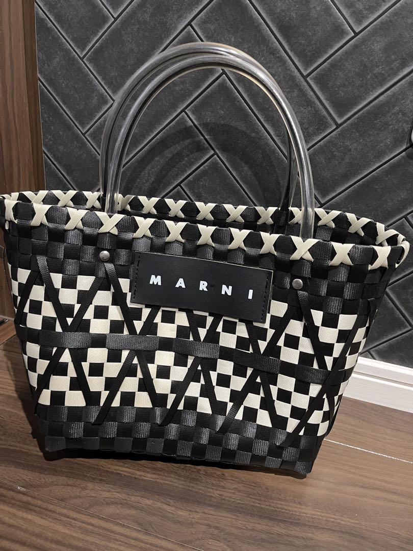 MARNI ブラック かごバッグ 新品タグ付き MARNI マルニ カゴバッグ ショルダーバッグ クロスボディバッグ