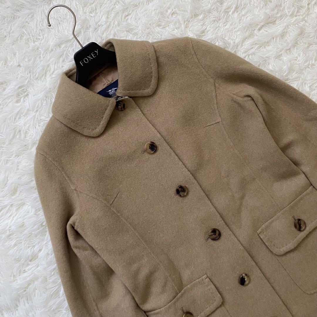 【美品】バーバリーロンドン　ダッフルコート　カシミヤ混　ノバチェック　ロング丈 BURBERRY LONDON バーバリーロンドン ロングコート カシミヤ混