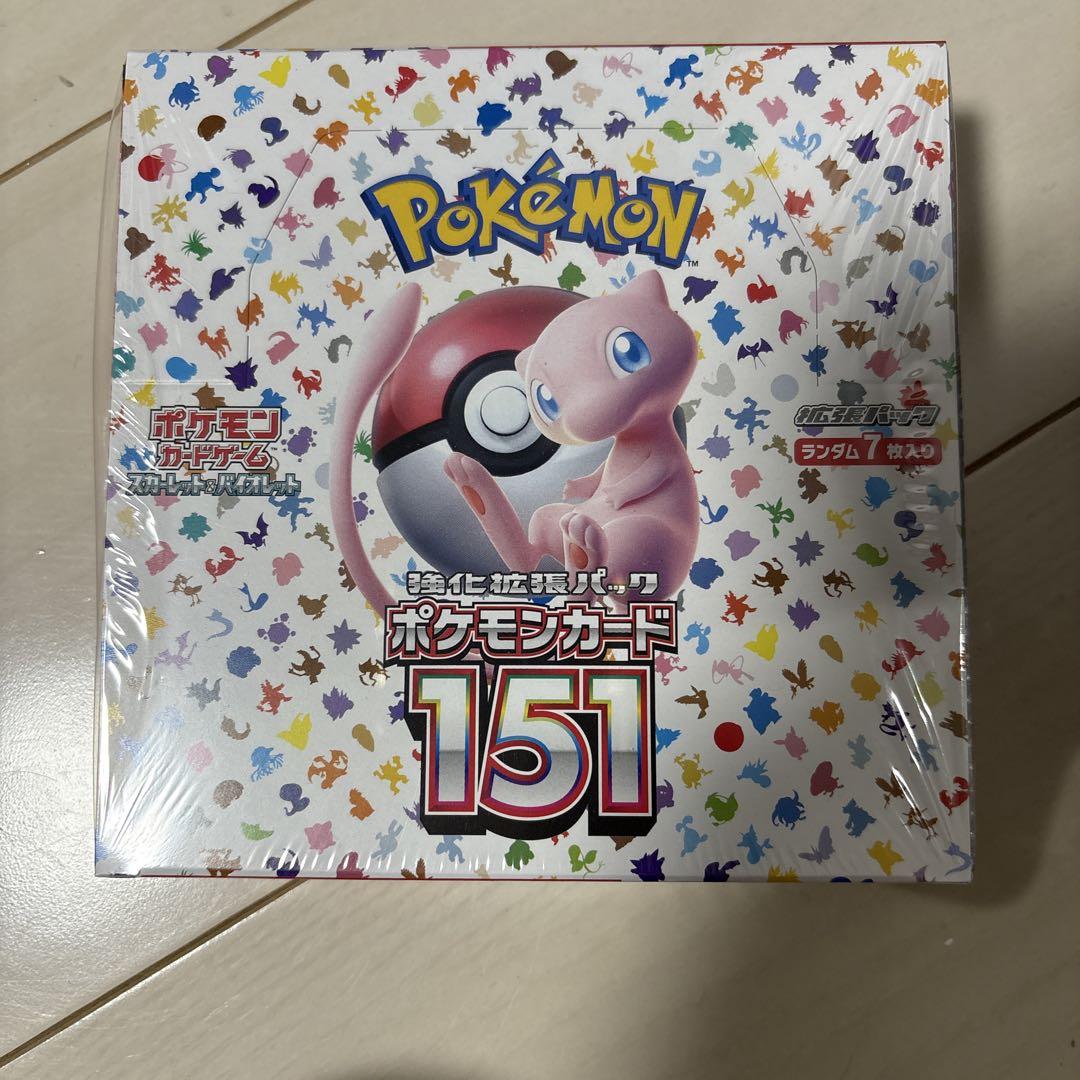 ポケモンカード151 未開封ボックス　シュリンク付き