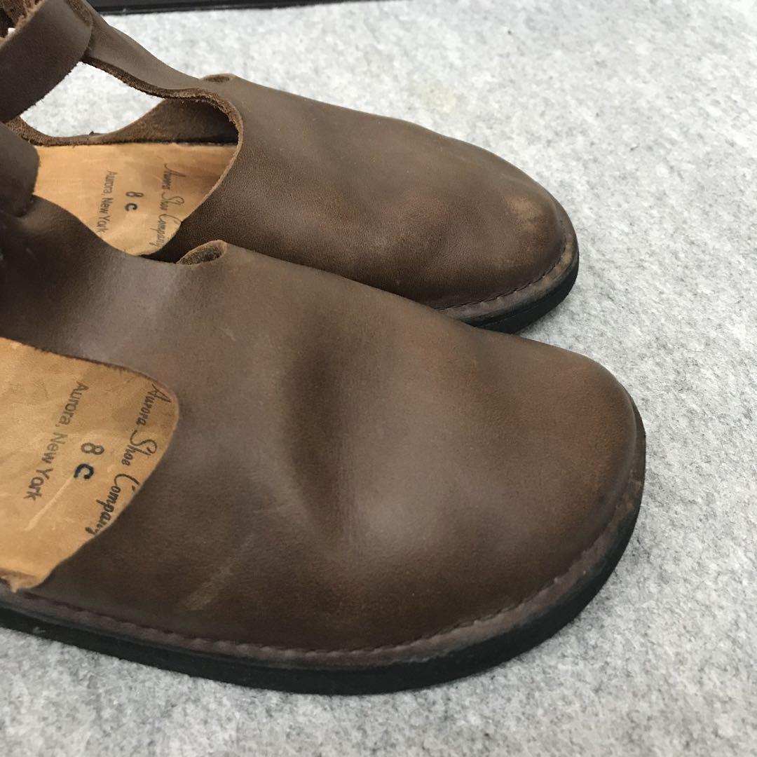 オーロラシューズ　ウェストインディアン ブラウン 8C AURORA SHOES オーロラ シューズ West Indian ウエストインディアン