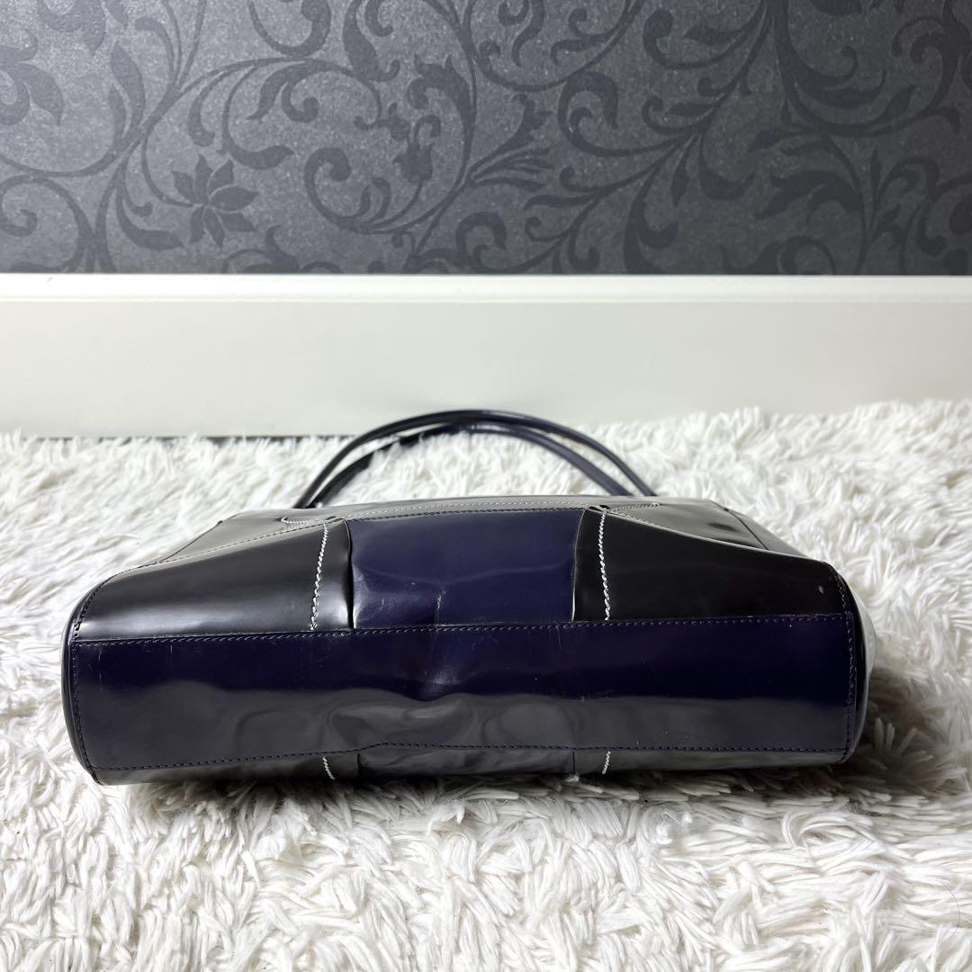 バッグ prada purple patent leather handbag y2k