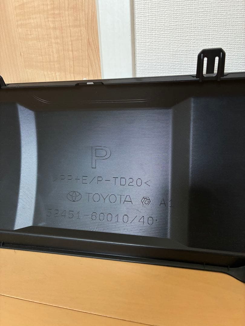 リアバンパーガーニッシュ ブラック