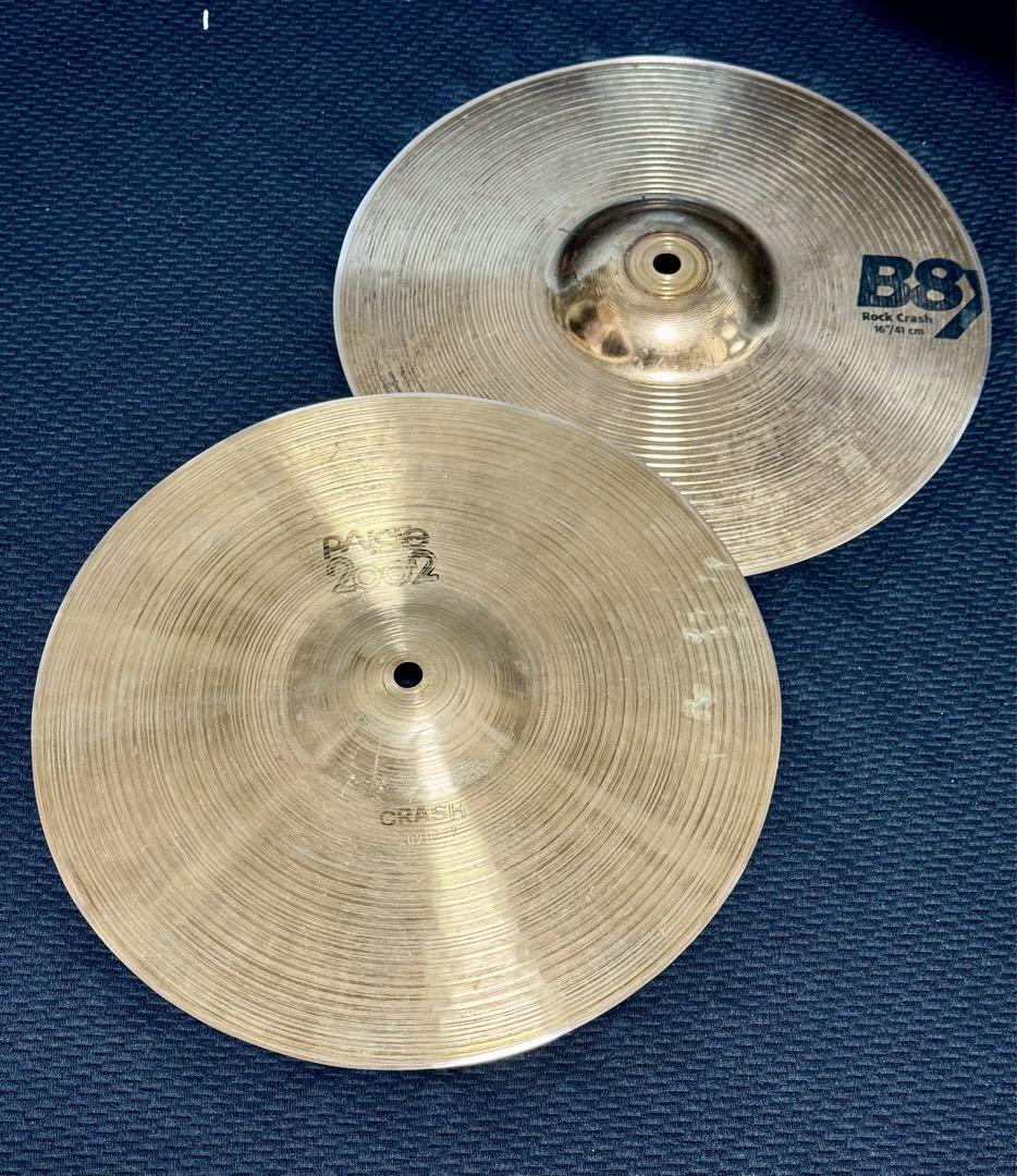 ☆PAISTE&SABIAN 13''改x2ハイハットに！ダウンサイズ加工品