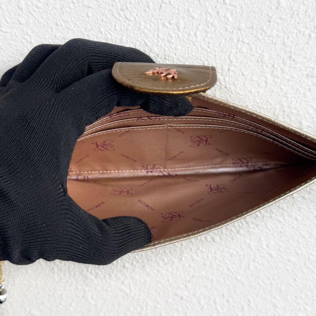 超美品✨京都祇園　香鳥屋　KATORIYA 長財布　型押し　花柄