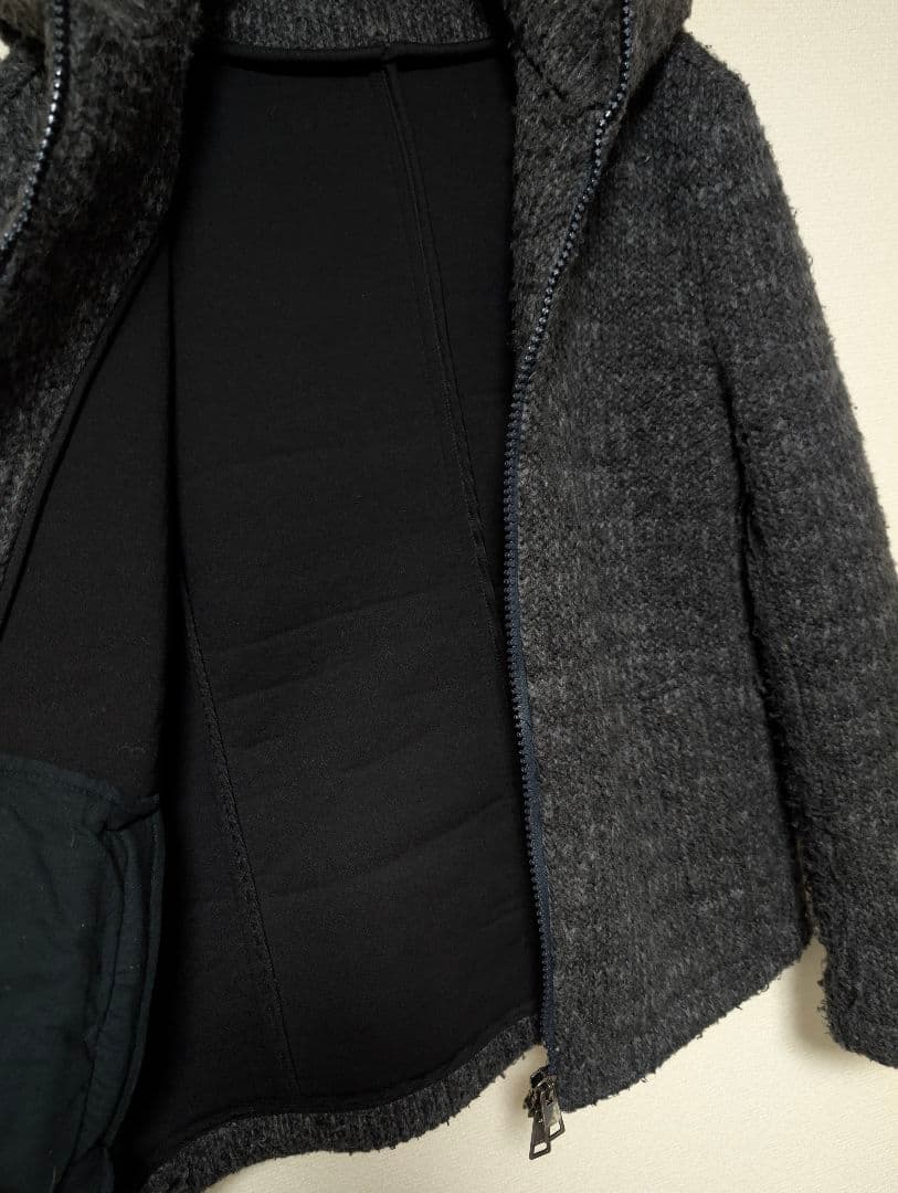 UPTOBE ジャケット ジップアップ ウール イタリア製 コート Tg 52