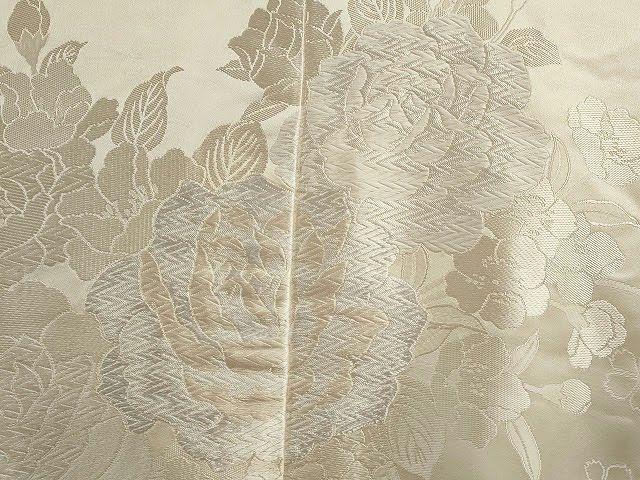 HANAE MORI☆白無垢 唐織 薔薇柄 婚礼衣装 神社挙式 花嫁衣装 正絹☆