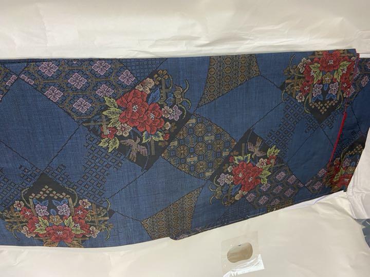 しつけ糸付き 大島紬 ふくよかさんもok Www Teleprint Ee
