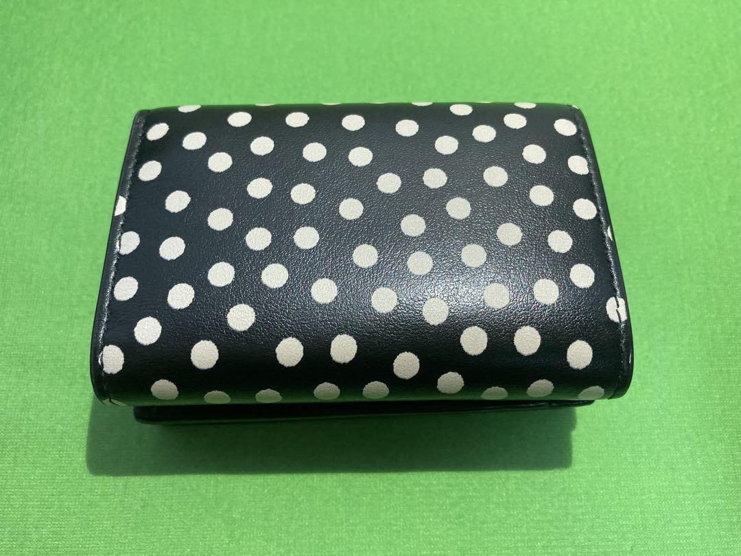 SAINT LAURENT サンローラン ドット 三つ折り財布 水玉 ウォレット
