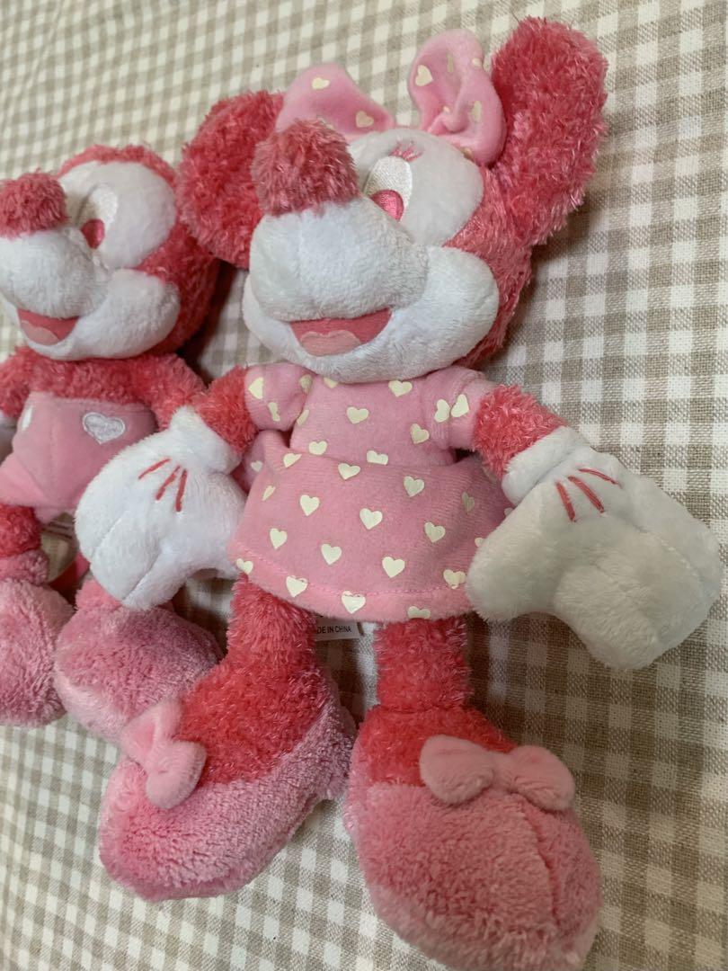 ディズニー ミッキー ミニー Disney ぬいぐるみ ピンク レア