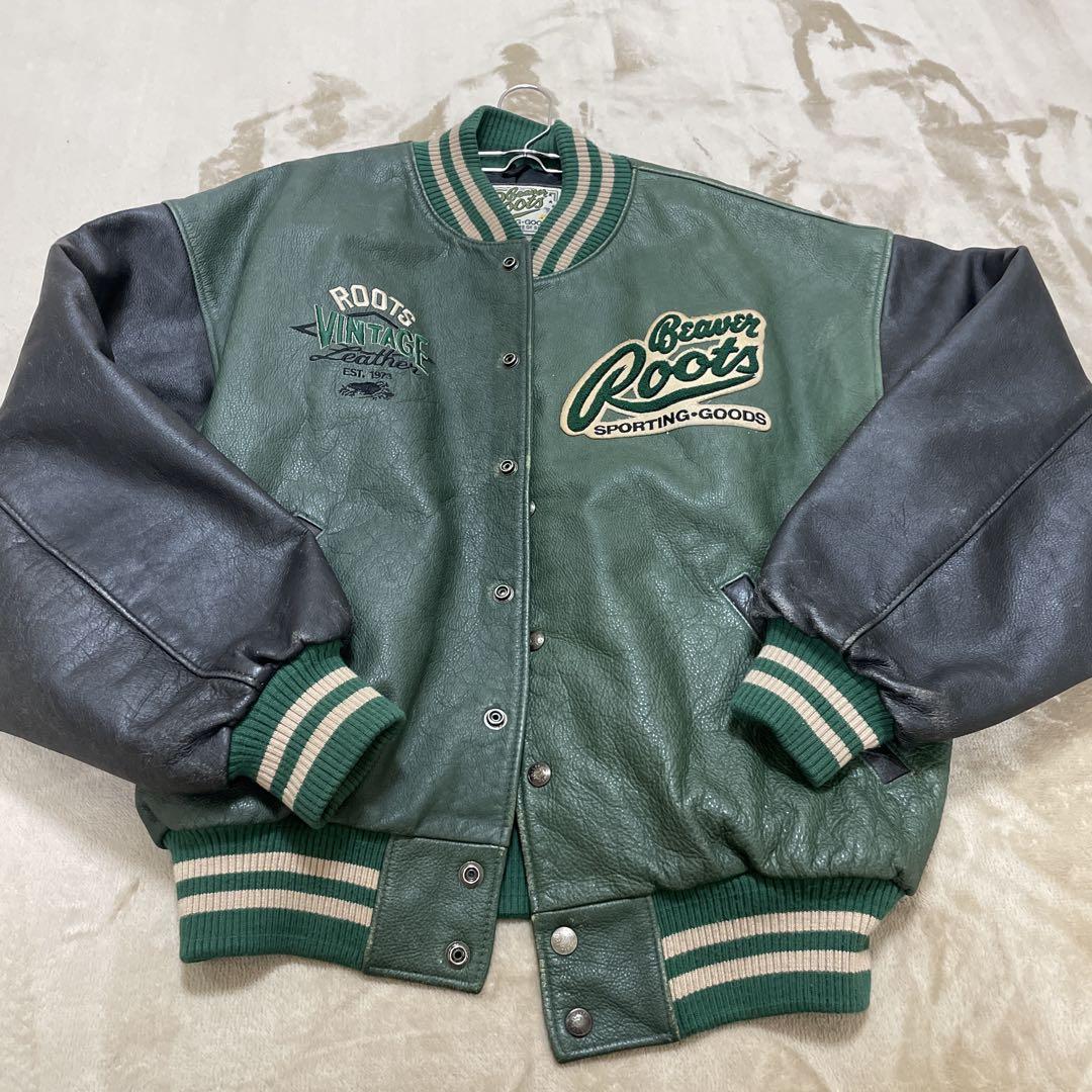 Beaver Roots vintage レザージャケット