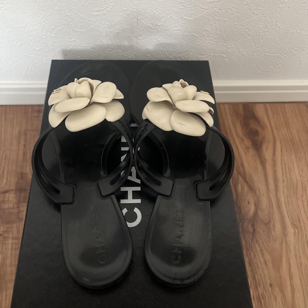 CHANEL トングサンダル 37
