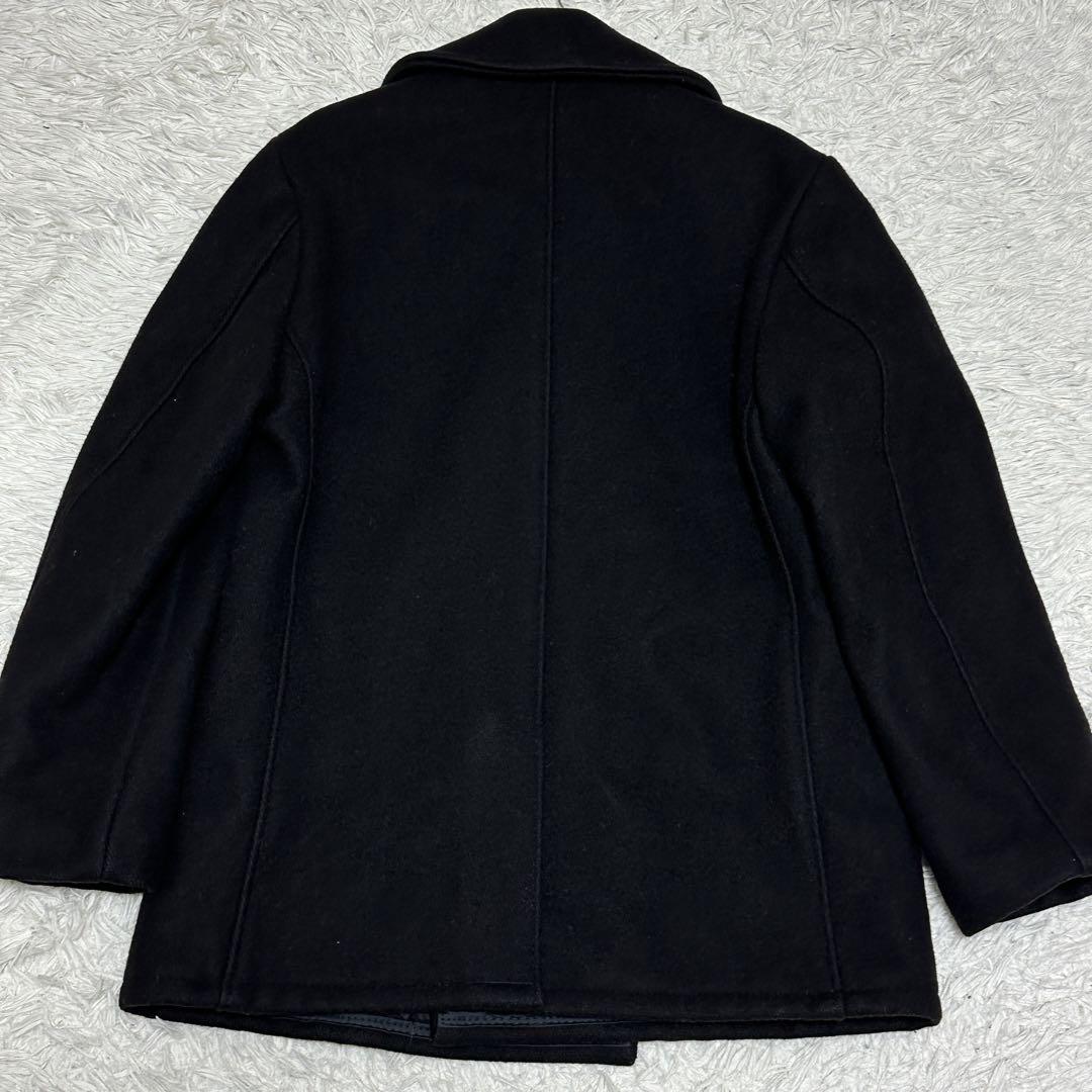美品◎ SCHOTT 740N メルトンウール Pコート XL USA ブラック