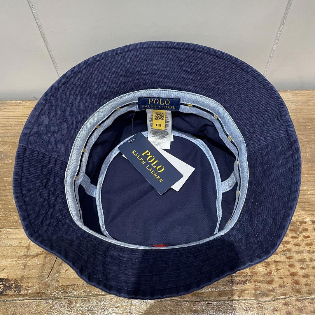 【Ralph Lauren】コットン チノ バケットハット 送料込 POLO RALPH LAUREN(ポロ ラルフ ローレン) コットン チノ ポロ