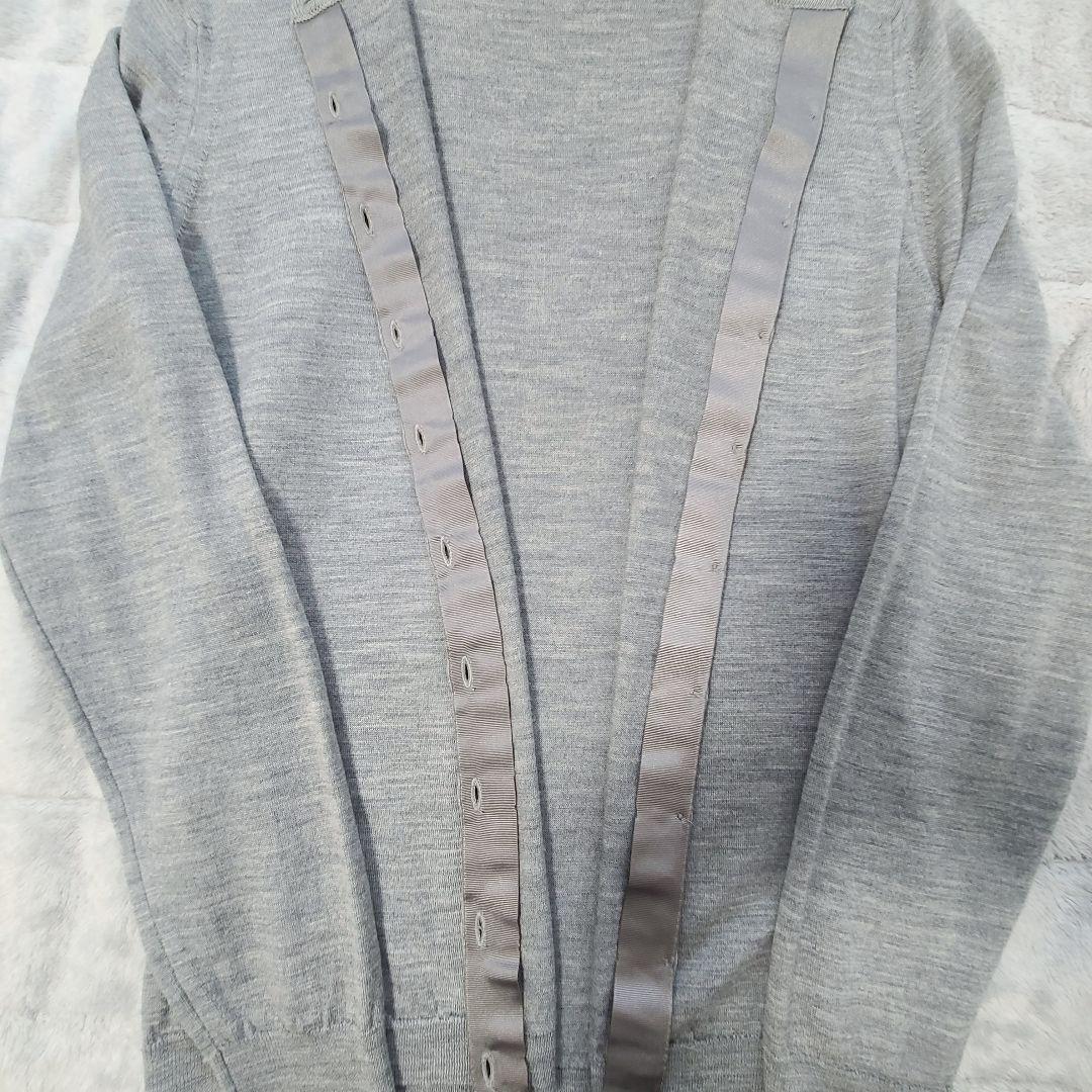 美品】 JOHN SMEDLEY クルーネックカーディガン グレー M - メルカリ