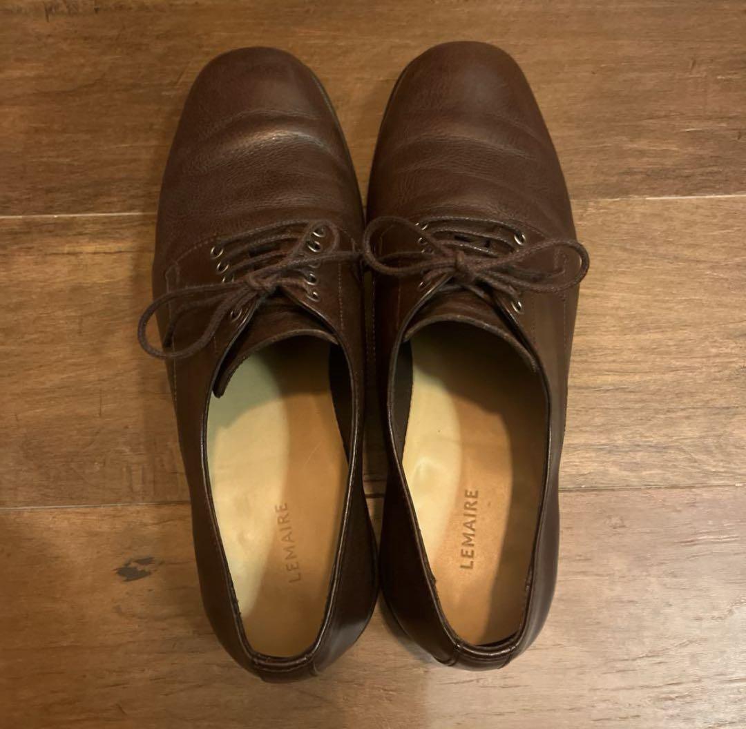 LEMAIRE ルメール レザーシューズ 43 brown 革靴 LEMAIRE ルメール レザーシューズ 43 brown 革靴 - メルカリ