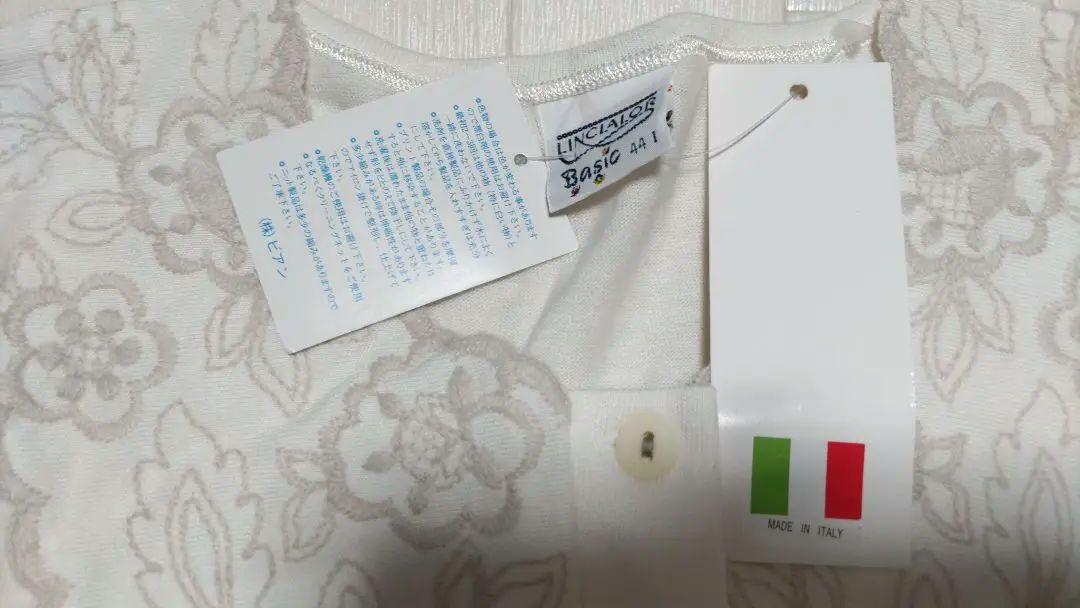 新品タグ付　BIEN ビアン　イタリア製　高級刺繍入りパジャマ　綿混