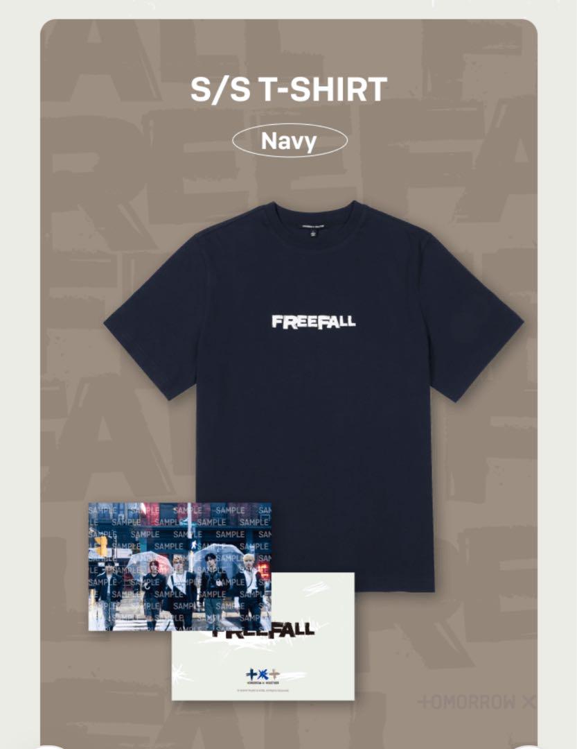 TXT freefall 公式グッズ Tシャツ S/S T-Shirt