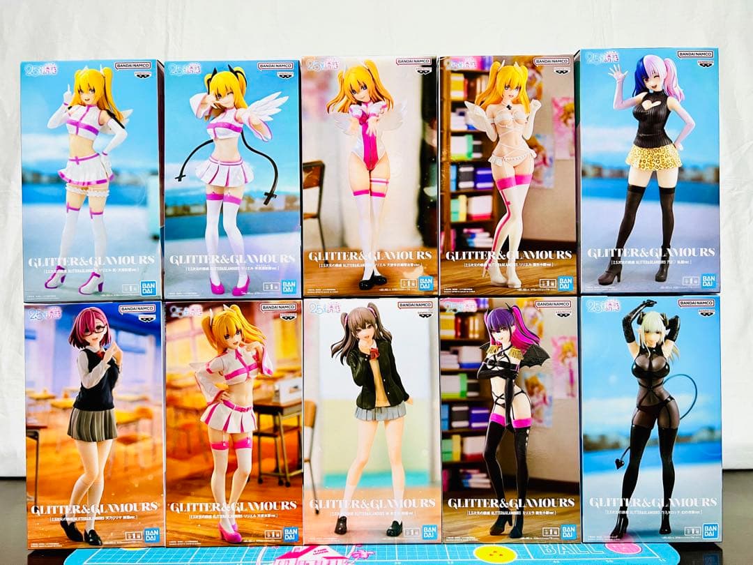 2.5次元の誘惑 GLITTER&GLAMOUR フィギュア 10点セット！