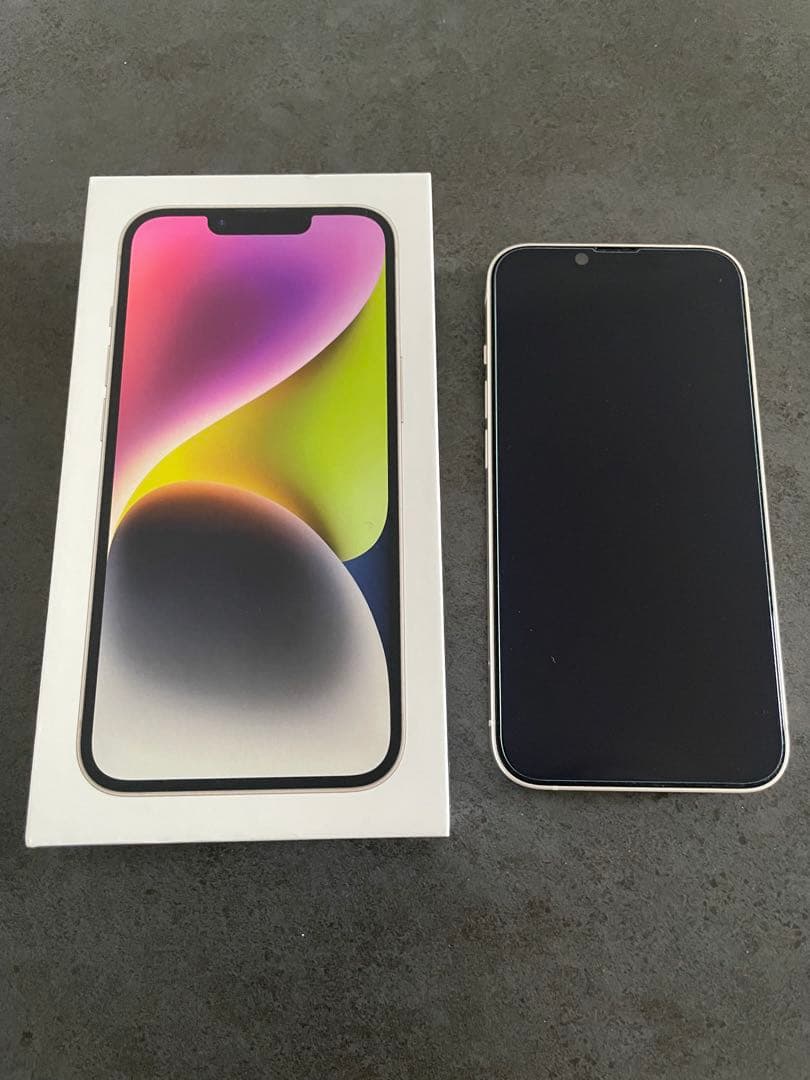 バッテリー94 Apple iPhone 14 ホワイト 本体