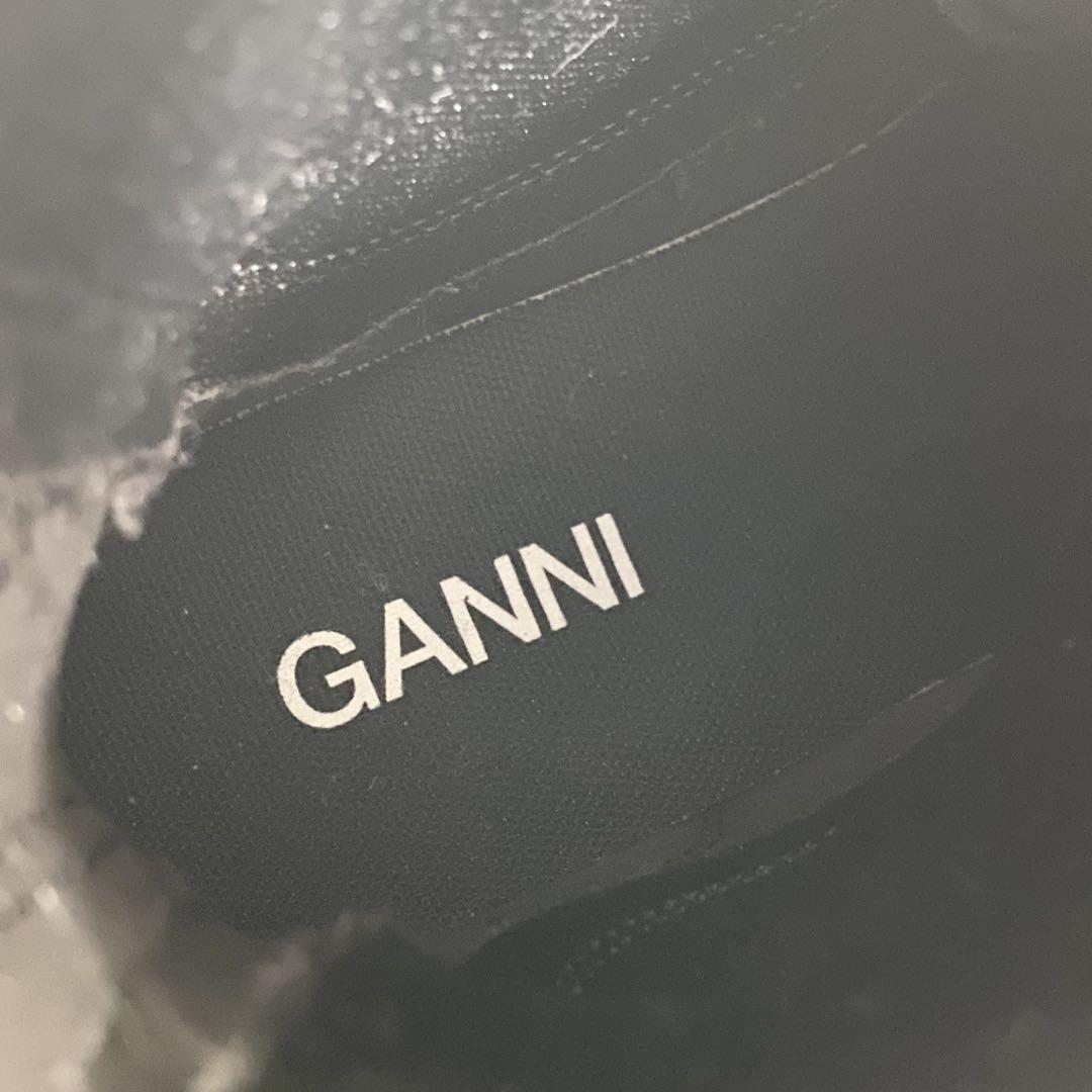 GANNI ガニー リサイクルラバー シティブーツ サイドゴアブーツ