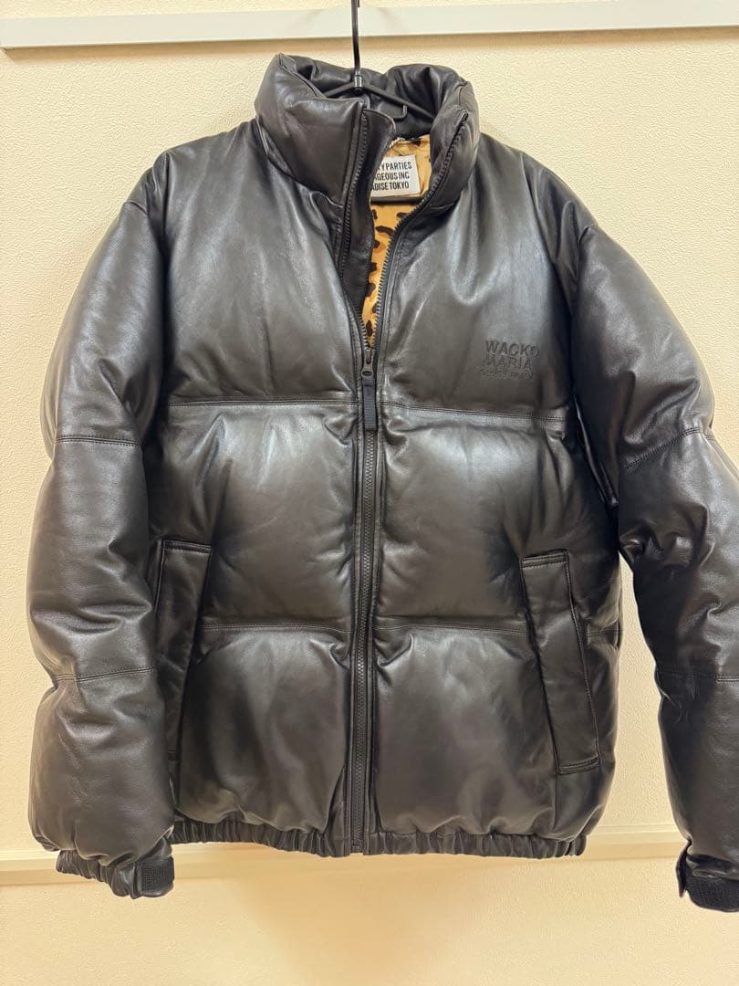 wacko maria 23fw レザーダウンジャケットS・WACKOMARIA