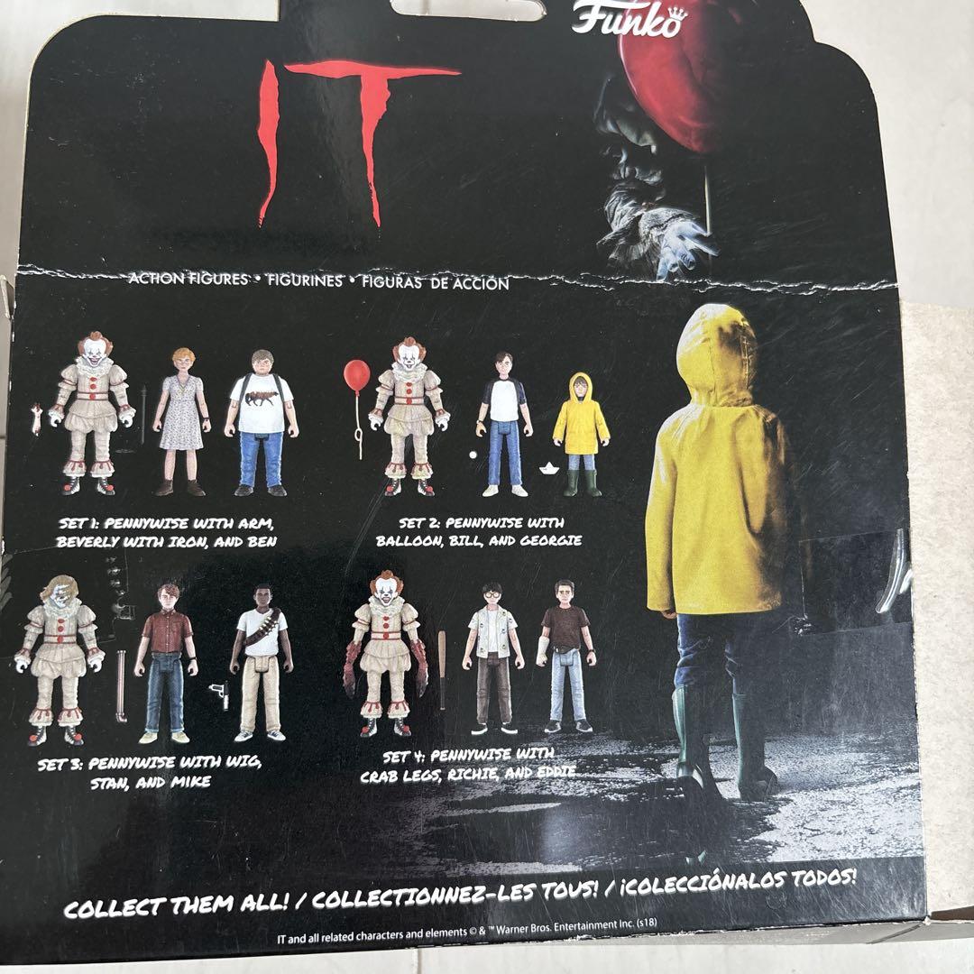 IT イット　FUNKO ペニーワイズ フィギュアセット　ファンコ ファンコ ポップ 『IT／イット “それ”が見えたら、終わり
