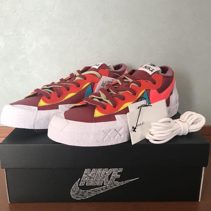 ナイキサカイKAWS × sacai × Nike Blazer Low28.5