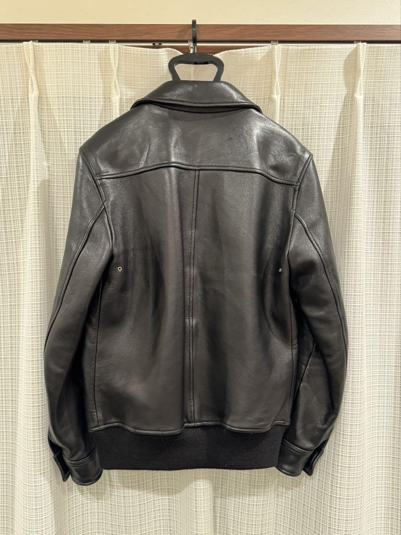【美品】APC　アーペーセー　モトブルゾン　レザージャケット　XS　シープスキン A.P.Cモトブルゾン XSサイズ レザージャケット